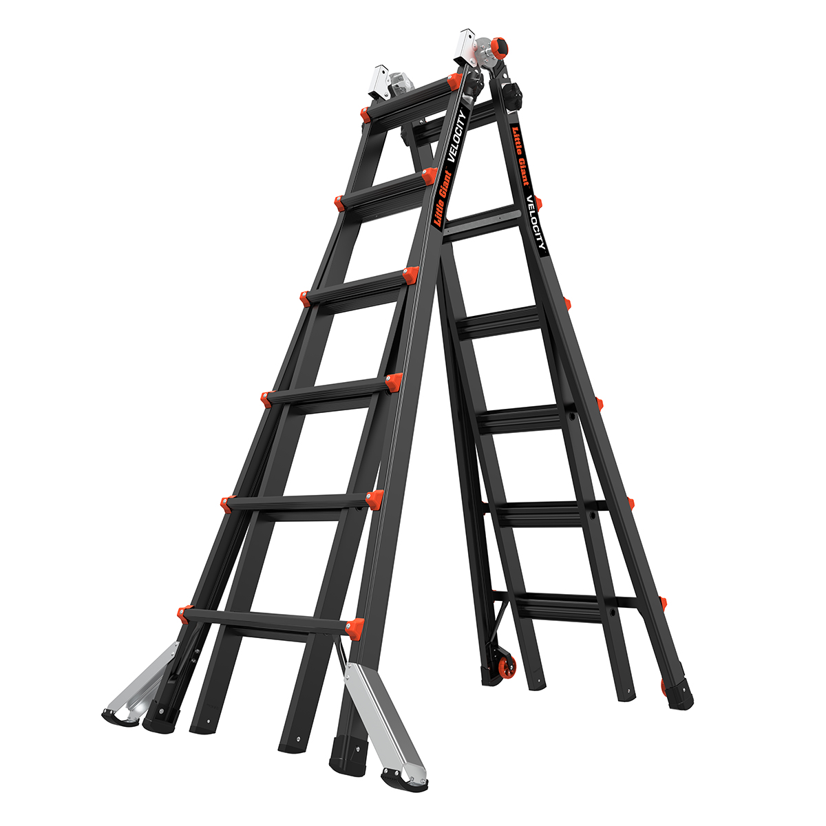 Altrex 503946 Velocity Black Pro telescopische vouwladder 4 x 6