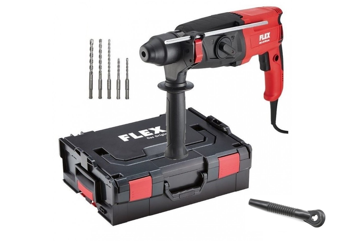 Flex-tools 531030 CHE 2-28 boorhamer + 5-delige borenset + Boorstofadapter