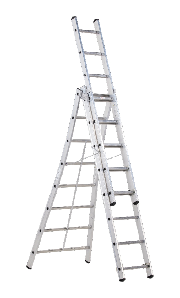 Altrex 515308 Kibo 3-delige reformladder 3 x 8 treden