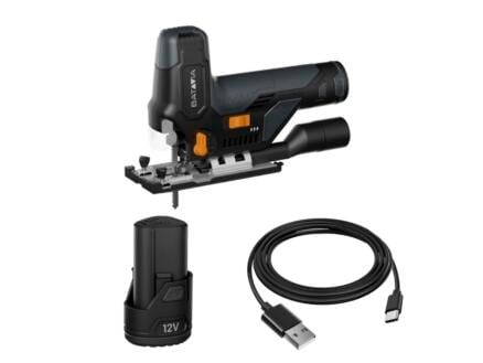 Batavia 7065263 Accu Decoupeerzaagset 1x 12V 2.0Ah accu en USB-C oplaadkabel