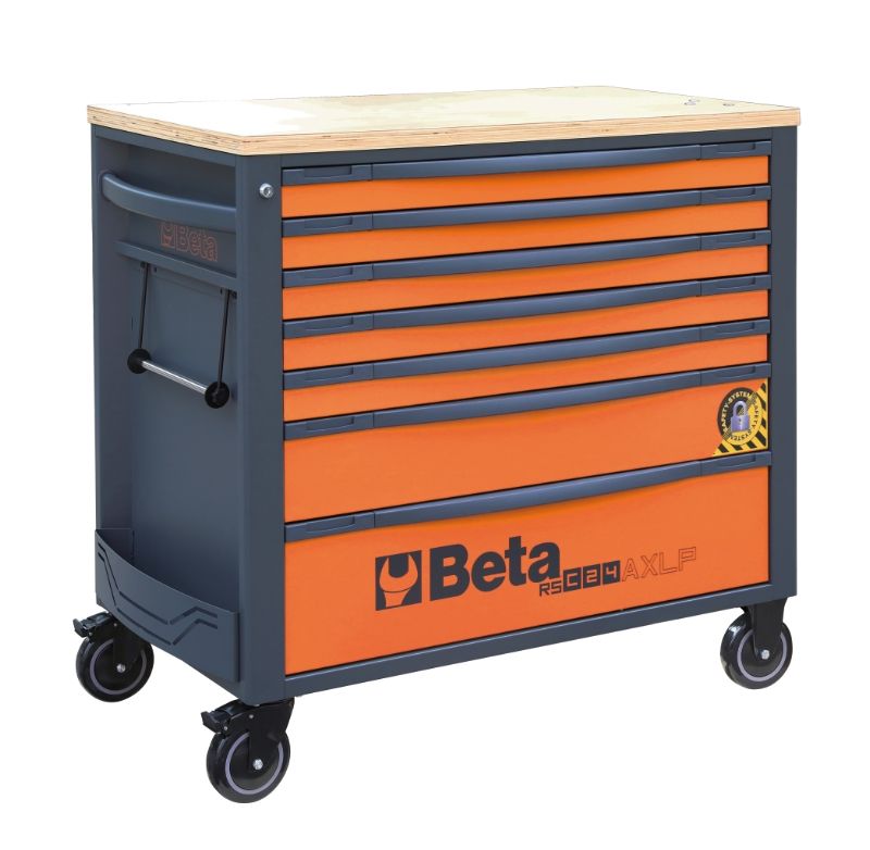 Beta 024004571 RSC24AXLP/7-O-Gereedschapswagen 7 laden Oranje