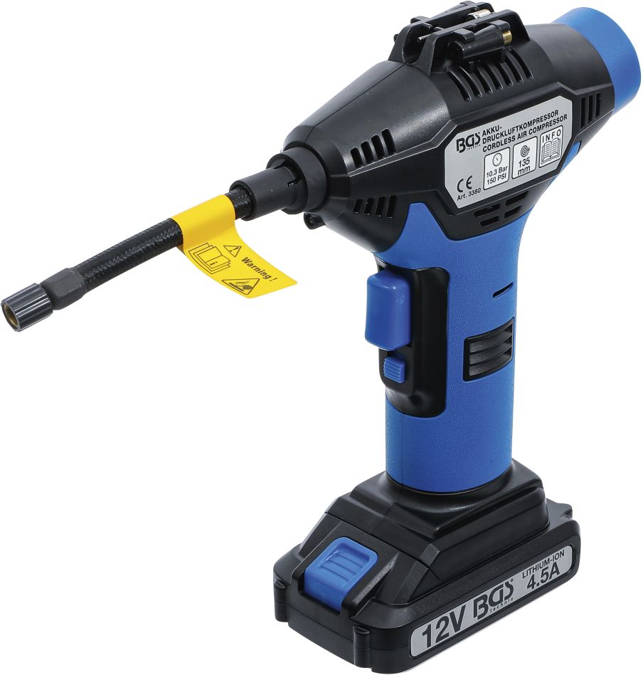 BGS 3380 Persluchtcompressor met batterijvoeding