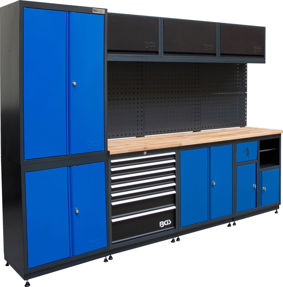 BGS 80120 Wandsysteem gecombineerd hout 4 modules