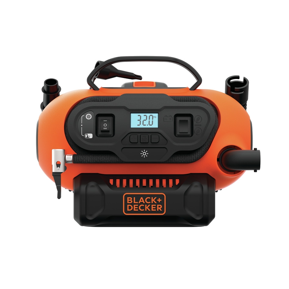 Black & Decker BDCINF18N-QS Accu Compressor AC/DC 18 Volt excl. accu's en lader