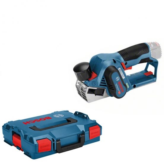 Bosch Blauw 06015A7002 GHO 12V-20 Accu schaafmachine Excl. Accu's en lader + reserveblad in L-Boxx