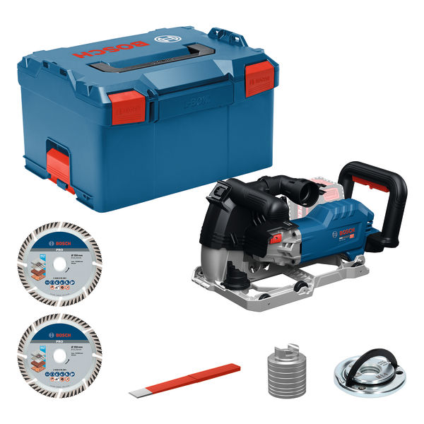 Bosch Blauw 06016C5000 GNF18V-40 Accumuurfrees + accessoireset excl. accu en lader in L-Boxx