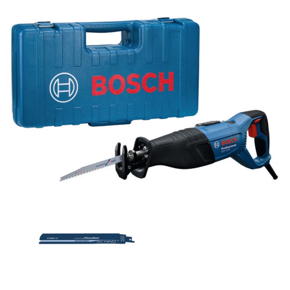 Bosch Blauw 06016C7000 GSA 12-30 Reciprozaag met 2 zaagbladen in koffer