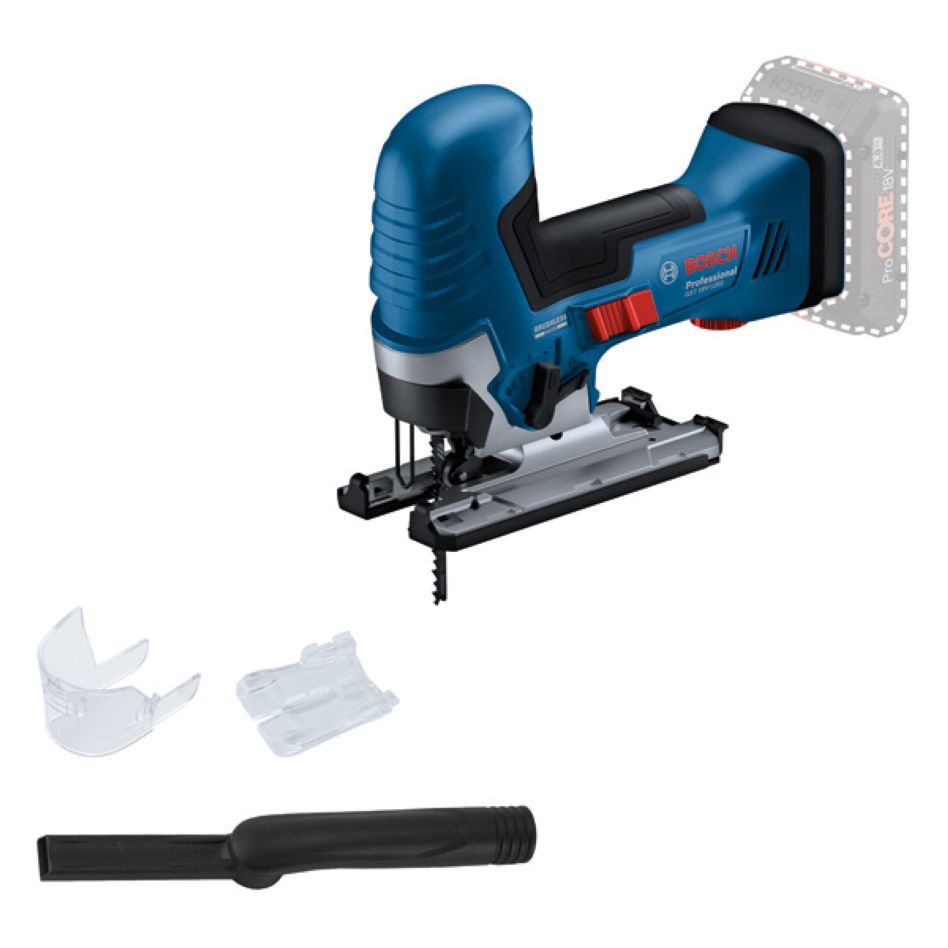 Bosch Blauw 0615V0003B GST18V-125S Accudecoupeerzaag excl. accu en lader + Zaagbladenset T144 DF 25-delig in doos