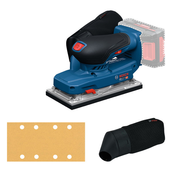 Bosch Blauw 06019R7000 GSS18V-18 Accuvlakschuurmachine excl. accu en lader in doos