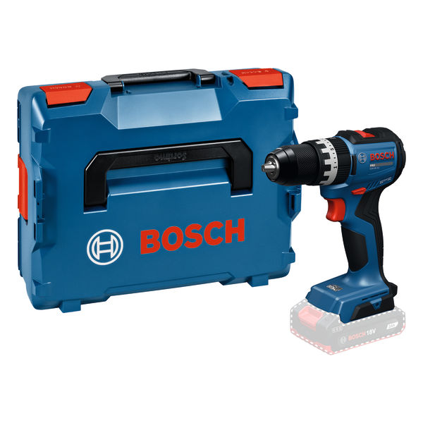 Bosch Blauw 06019S0121 GSB18V-52 Accuklopboorschroevendraaier excl. accu en lader in L-BOXX