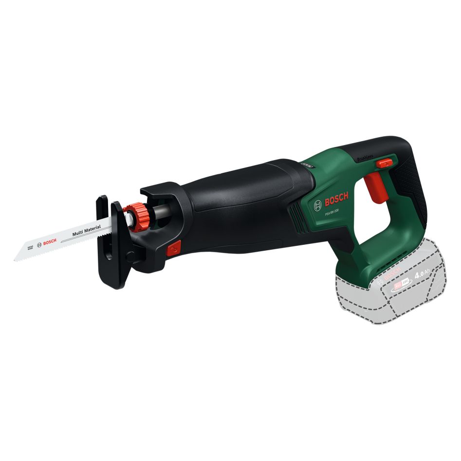 Bosch Groen 06033E8000 PSA18V-200 Accureciprozaag excl. accu en lader in doos