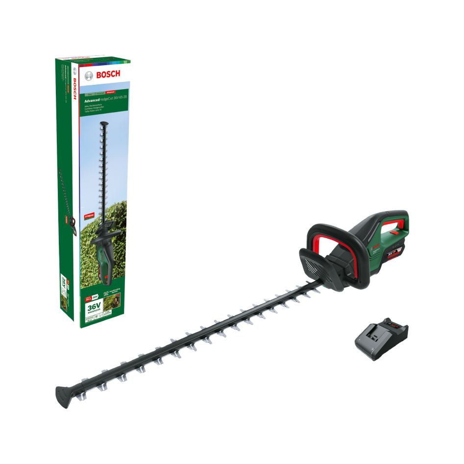 Bosch Groen 060084A300 AdvancedHedgeCut 36V-65-28 Accuheggenschaar 2,0 Ah en lader