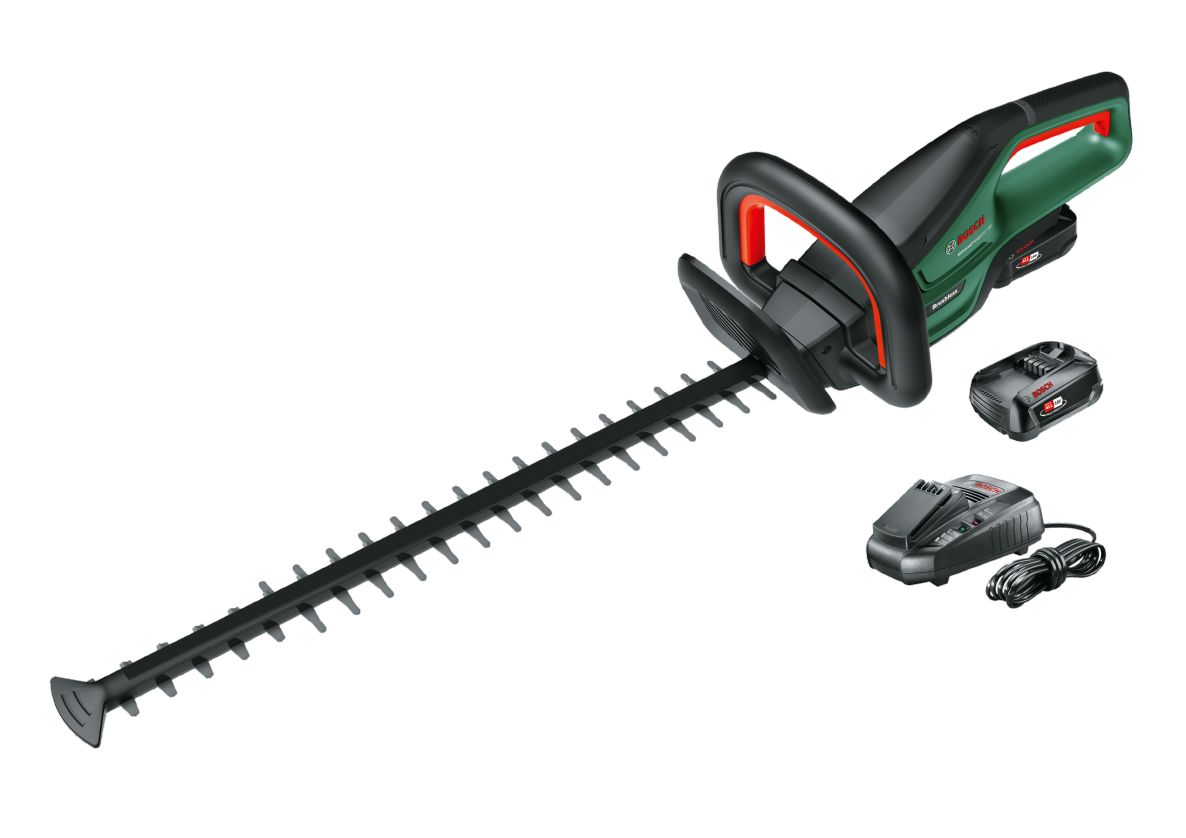 Bosch Groen 0600849J02 UniversalHedgeCut 18V-55 Accuheggenschaar 2x 18V 2,5 Ah en lader