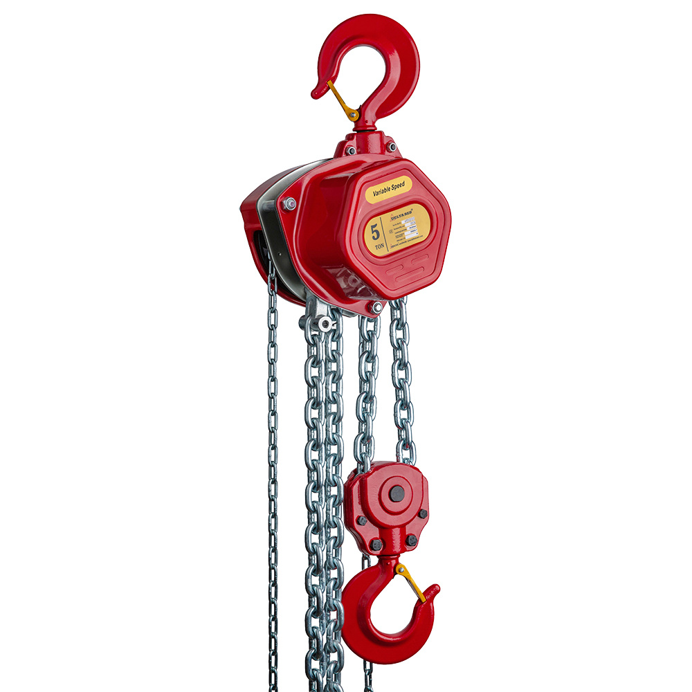 DELTA RED VS.0.04110000 Premium handkettingtakel variabele snelheid 10 ton