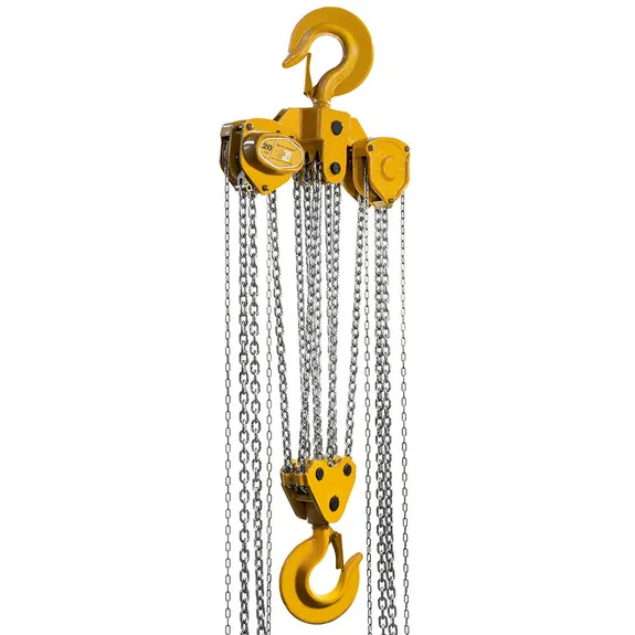 DELTA YELLOW DY.0.04430006 Handkettingtakel 30 ton met 6 meter hijshoogte 