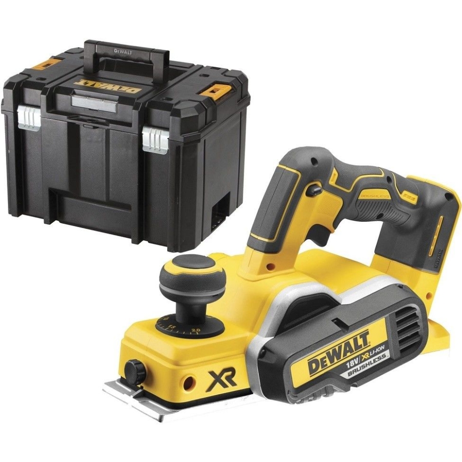 DeWalt DCP580NT-XJ Accuschaafmachine 18 Volt excl. accu's en lader in TSTAK koffer