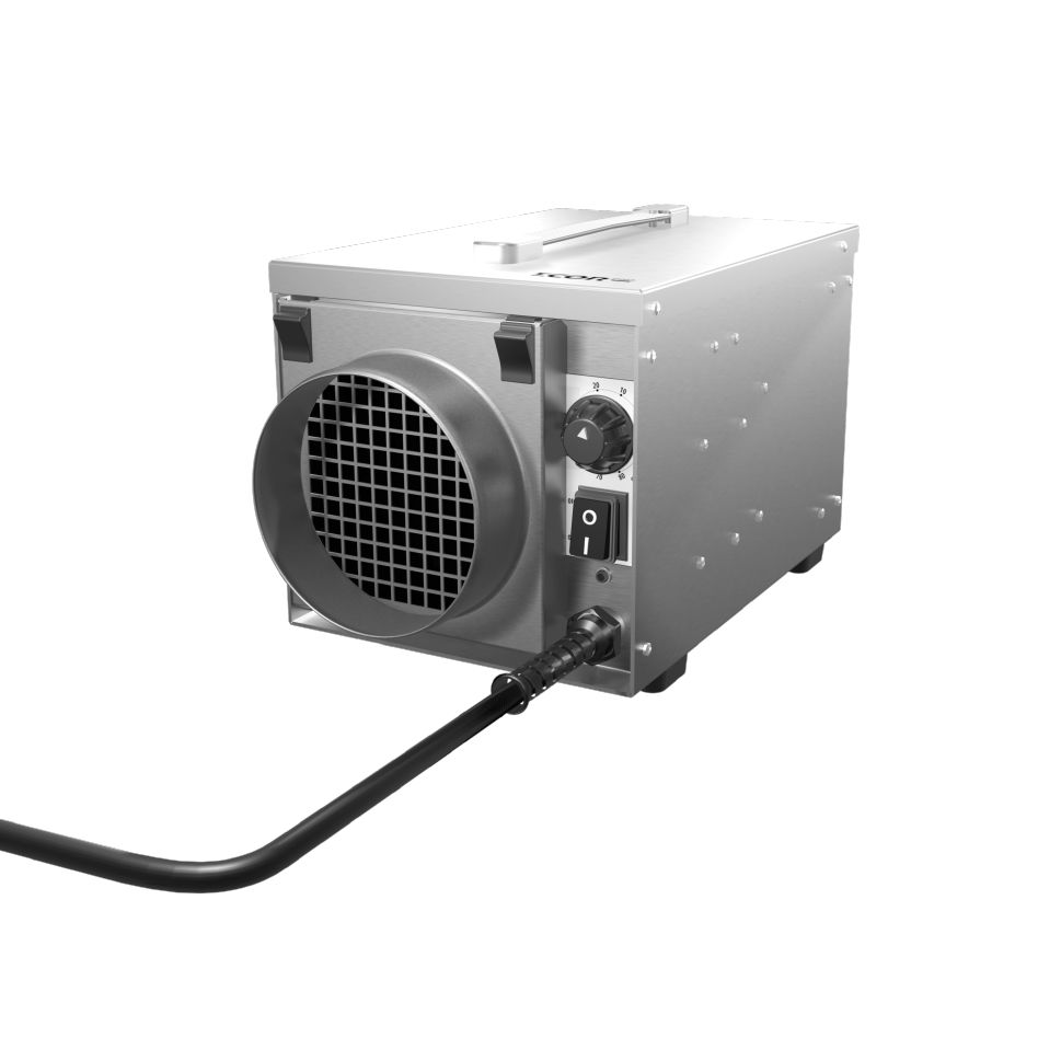 Ecor Pro DH1200 Inox DryFan Adsorptie-Ontvochtiger 12l inox