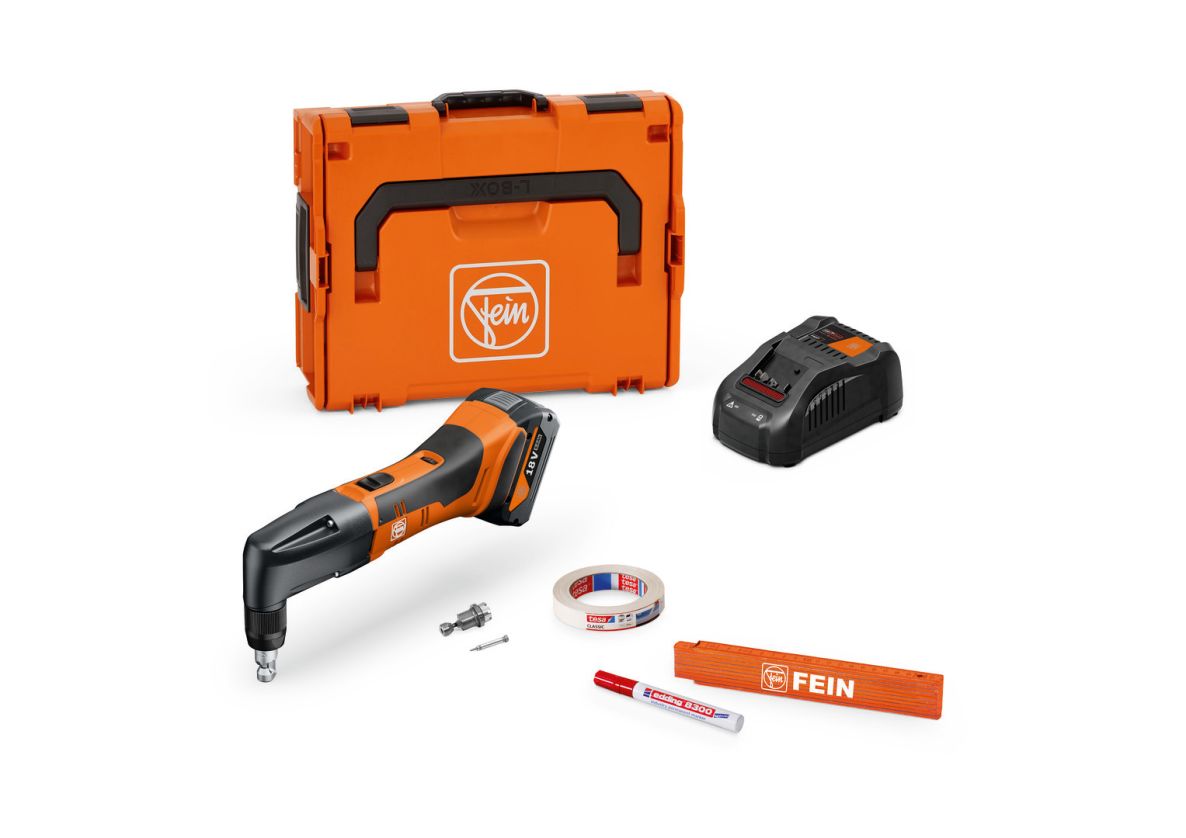 Fein 71321063000 ABLK 18 1.3 CSE AS Accuknabbelschaar basisset tot 1,3 mm 1x 18V 5.0Ah accu en lader in L-BOXX koffer