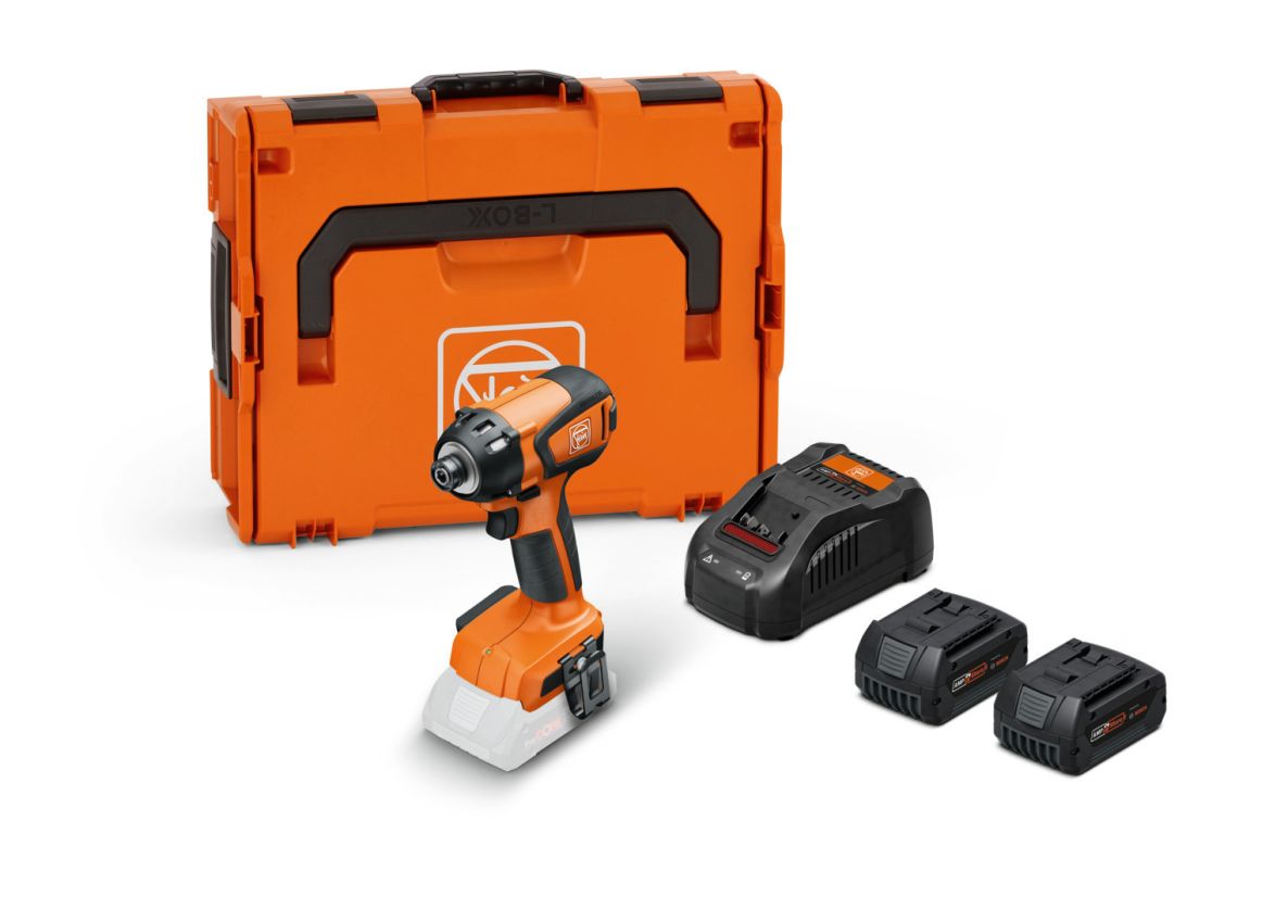 Fein 71151162000 ASCD 18-200 W4 AS Accu-slagmoeraanzetter 2x 18V 5.0Ah accu's en lader in L-BOXX koffer