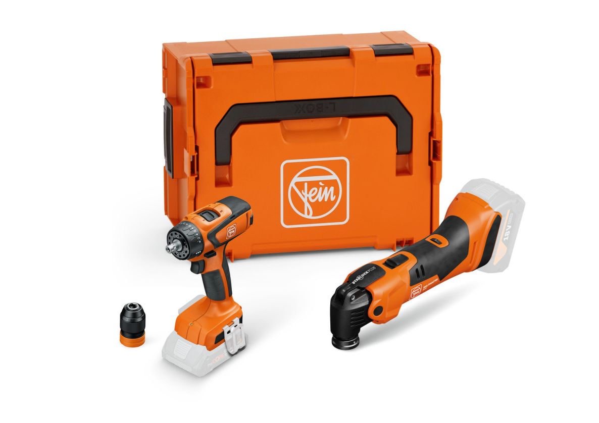 Fein 99100000838 Combideal 2 machines AMM 500 + ASCM 18 QSW excl. accu en lader in L-BOXX koffer