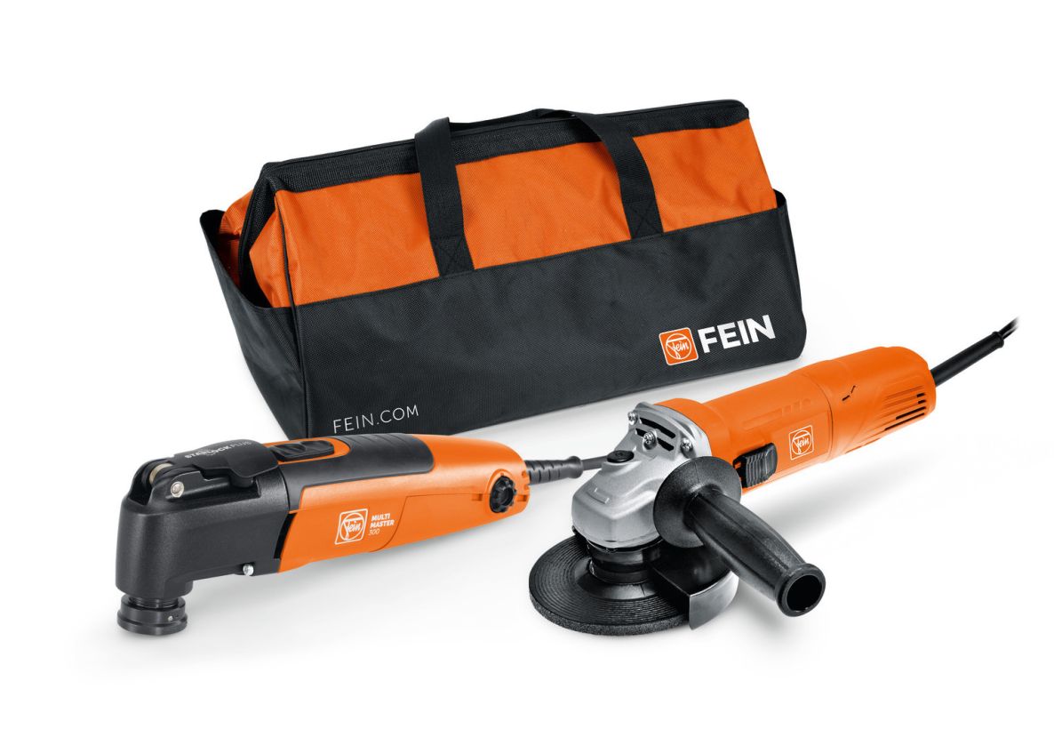 Fein 99100000834 Combideal 2 machines CG 7-125 + MultiMaster 300 in sporttas