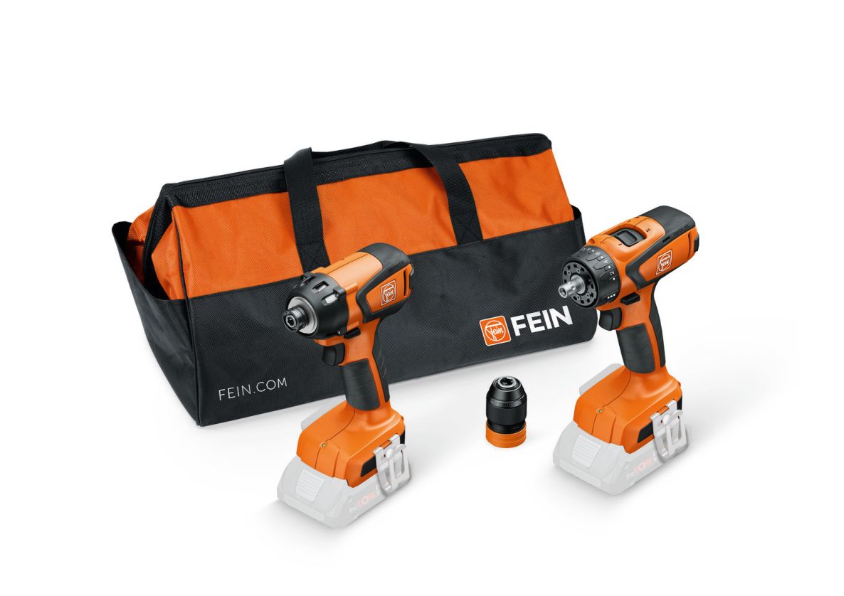 Fein 99100000835 Combideal 2 machines ASCD 18-200 W4 + ASCM 18 QSW excl. accu en lader in sporttas