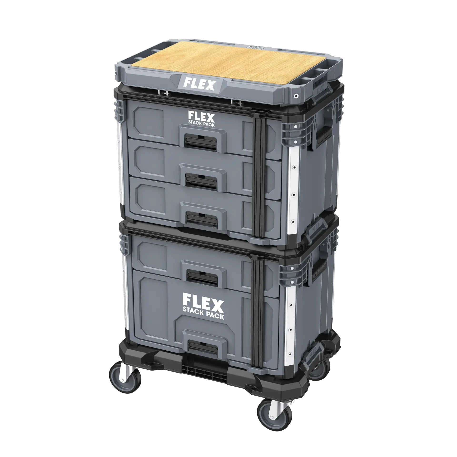 Flex-tools Accessoires 533247 TKL SP SET 2 Transportkofferset 2 STACK PACK