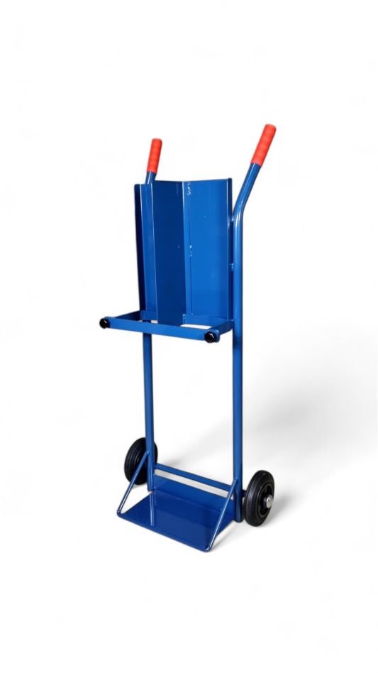 Frami 210.007 Gasflessenwagen voor 2x 10 liter flessen op massief rubberen wielen