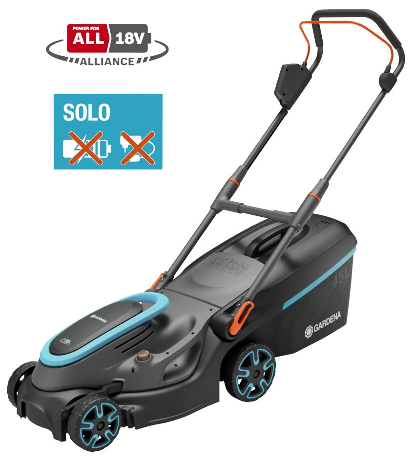 Gardena 14638-55 PowerMax 37/36V P4A solo Accu Grasmaaier excl. accu en lader 37 cm maaibreedte