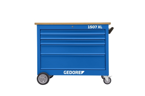 Gedore 3127826 1507 XL 30101 Verrijdbare werkbank 5 laden