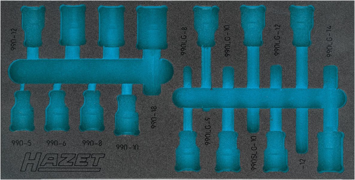 Hazet 163-482L 2-componenten zachte schuiminlage 342 mm x 172 mm
