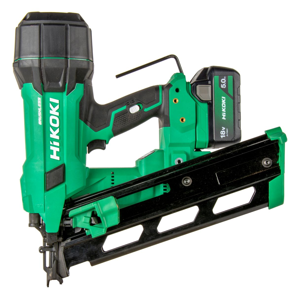 HiKOKI NR1890DRAWQZ Accu Spijkerapparaat 18V, R20-90 nagels, 2x 5.0Ah en snellader in HSC IV  koffer