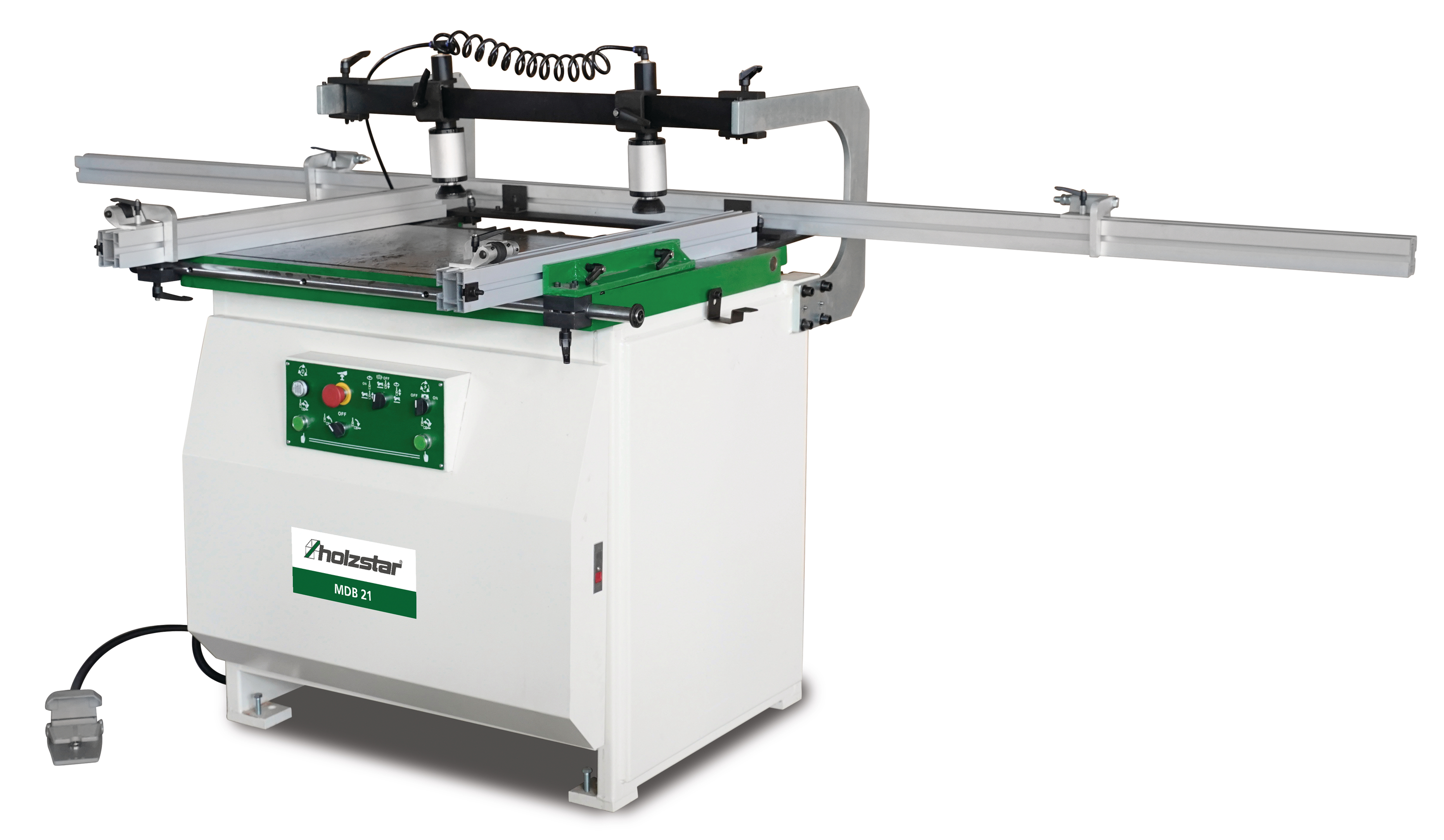 Holzstar 715943021 MDB21 Halfautomatische multi-spindel boormachine 400V