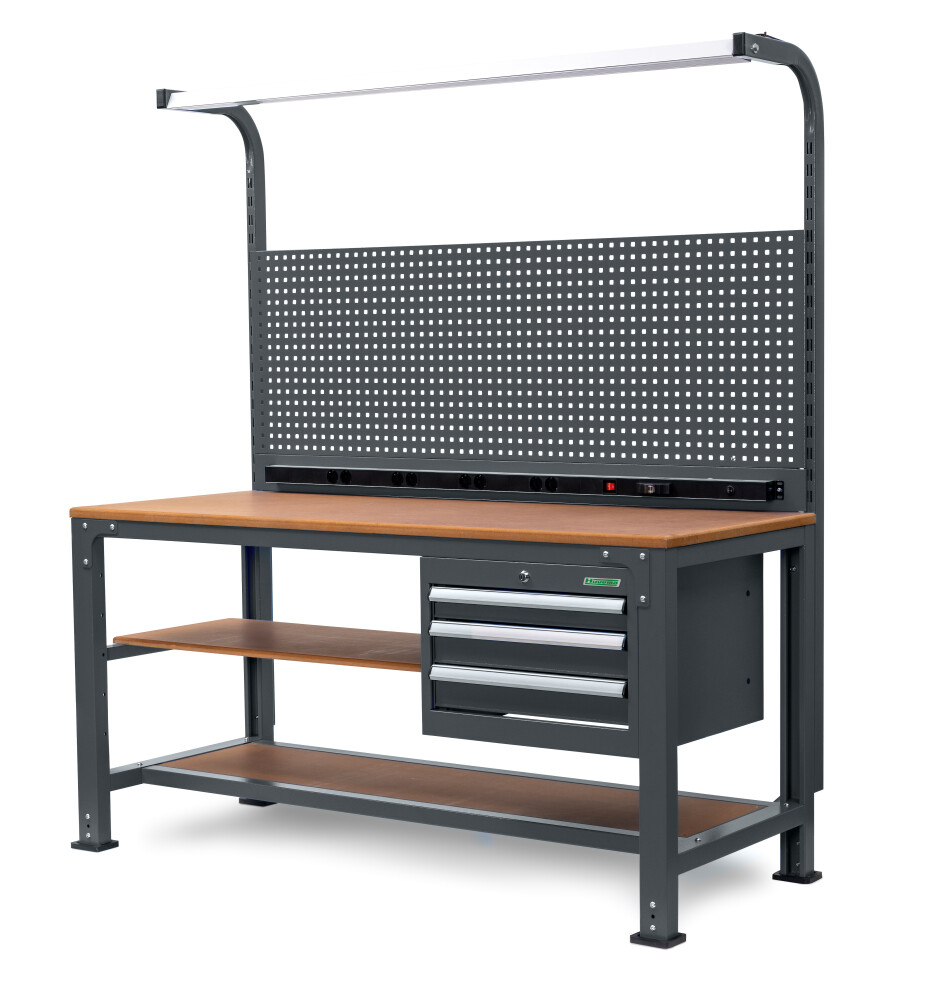 Huvema K3775G K3775G Werktafel 170 x 70 cm met MDF werkblad