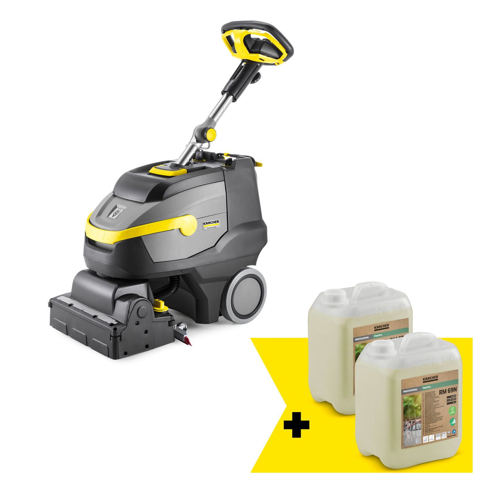 Kärcher Professional 1.783-494.0 BR 35/12 C Bp Pack Go!Further Zwarte accu schrob-/zuigmachine 25.2V 12/12L 700-1500tpm incl. 21Ah en inbouwoplader