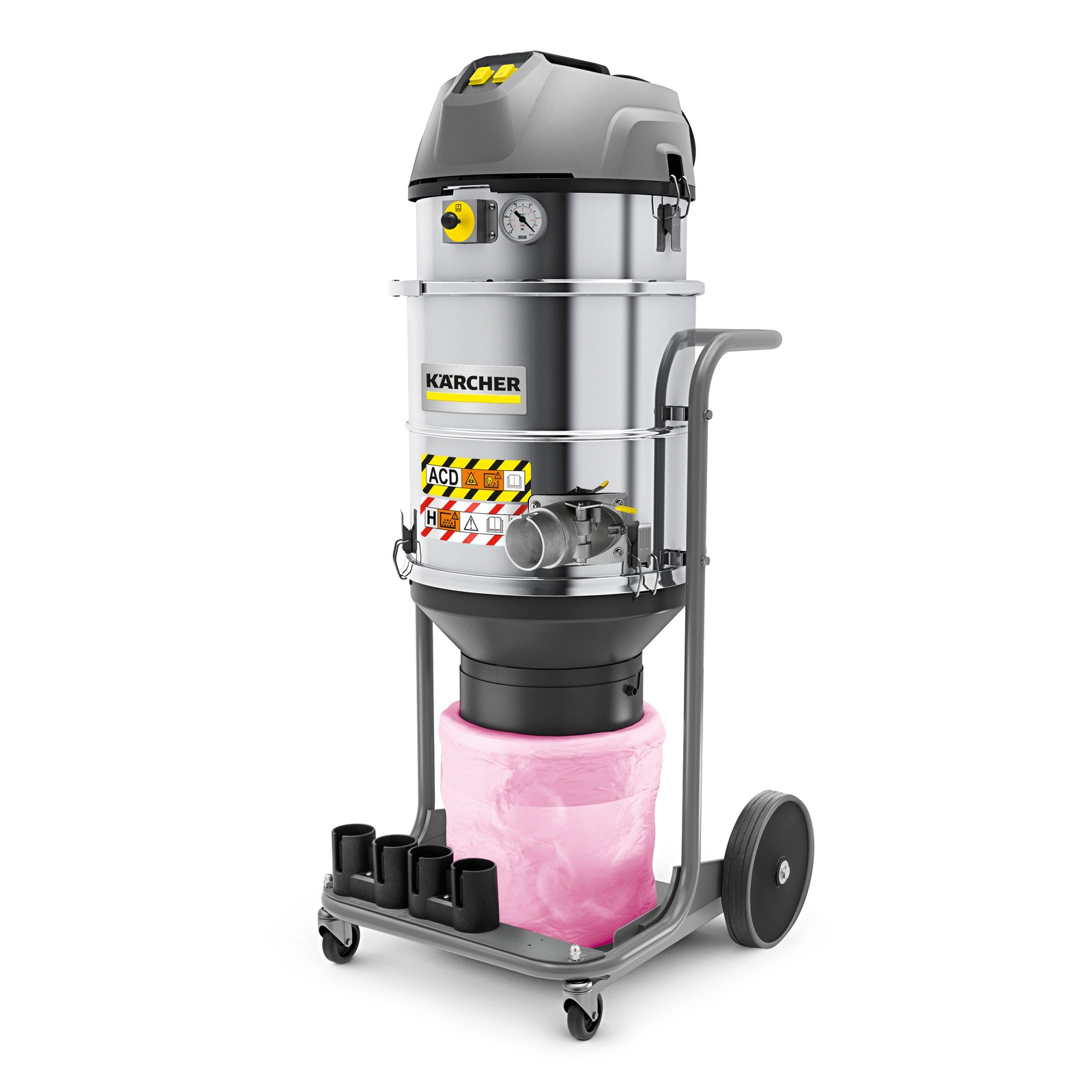 Kärcher Professional 9.991-133.0 IVM 40/24-2 H ACD Lp Industriële RVS stofzuiger 230V 40L 106l/s 2.3kW fijne en grove vaste stoffen