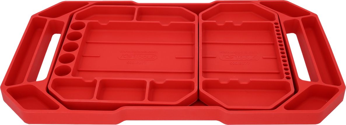 KS Tools 500.8077 Gereedschapopbergset van siliconen, 3-delig