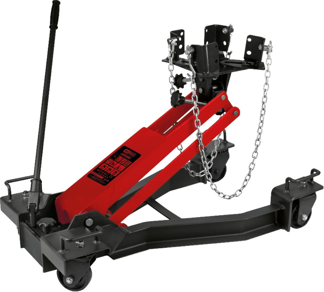 KS Tools 160.1330 performance Hydraulische transmissiekrik met vertelbare opnameplaat 1 t