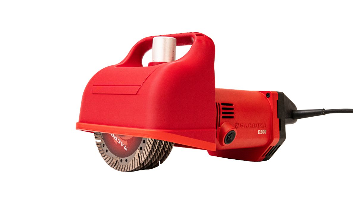 Macroza D500125 D500 Muurfrees 220/110V incl. 5x125mm diamantslijpschijven