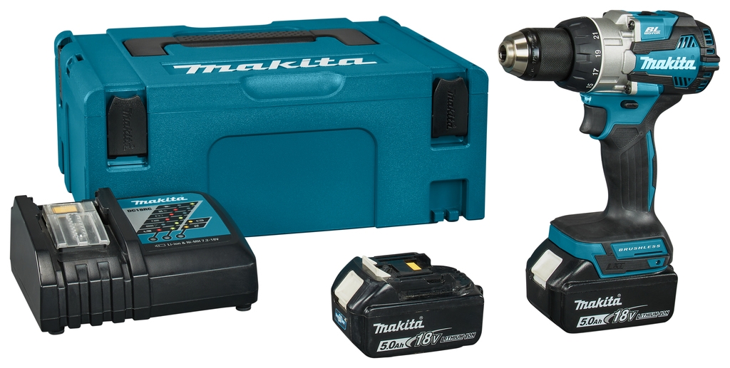Makita DDF489RTJ Accu Boor/schroefmachine 18V 5.0Ah Li-Ion in Mbox
