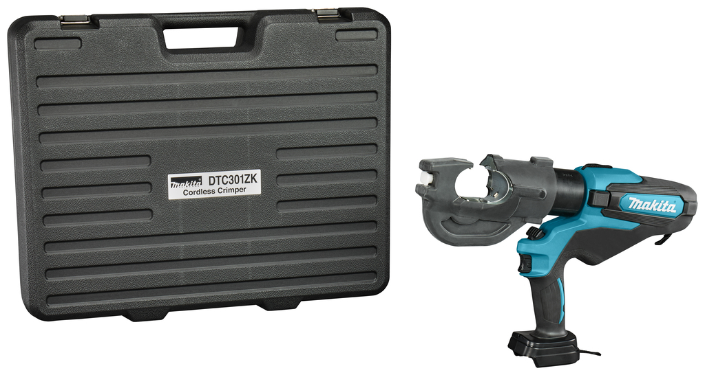 Makita DTC301ZK LXT 18 V Kabelkrimptang 120 kN 31,5 mm excl. accu's en lader in koffer