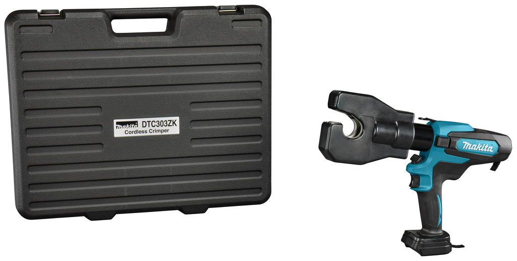 Makita DTC303ZK LXT 18 V Kabelkrimptang 60 kN 31,5 mm excl. accu's en lader in koffer