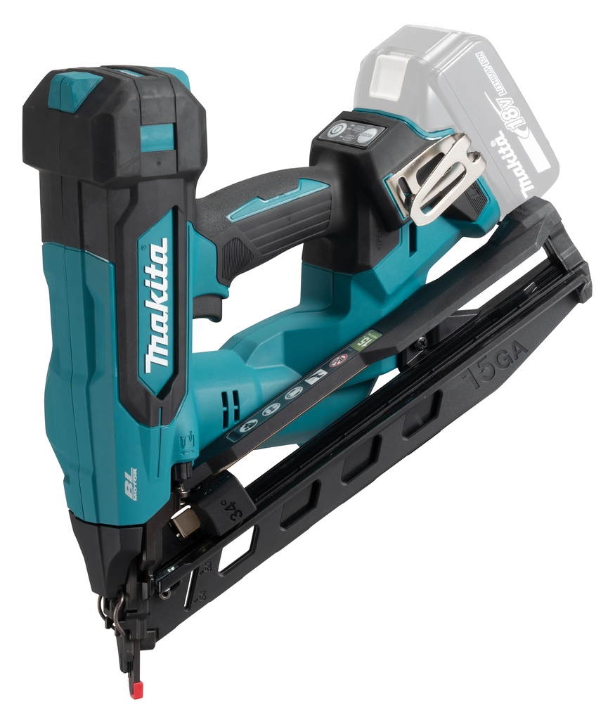 Makita DBN620Z LXT 18V Accu-Tacker 15Ga excl. accu en lader in doos