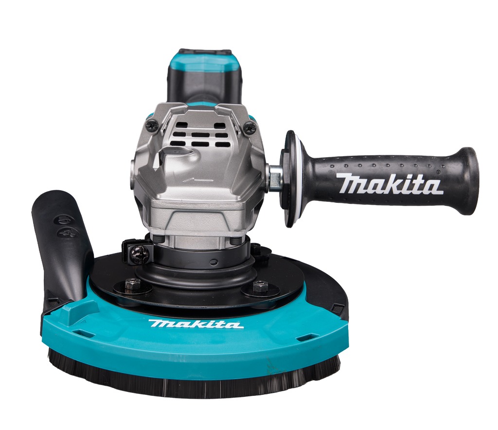 Makita GA038GZ08 XGT 40V Max Accu Haakse slijper 230 mm met invalstofafzuigkap en veiligheidsschakelaar excl. accu en lader in doos