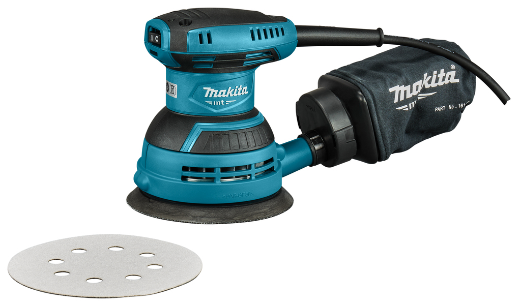 Makita MT M9204B 230V Excenterschuurmachine 125mm in doos
