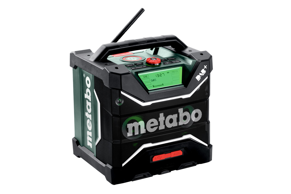 Metabo 600779850 RC 12-18 32W BT DAB+ accu Bouwradio met laadfunctie en bluetooth 12-18V excl. accu's en lader