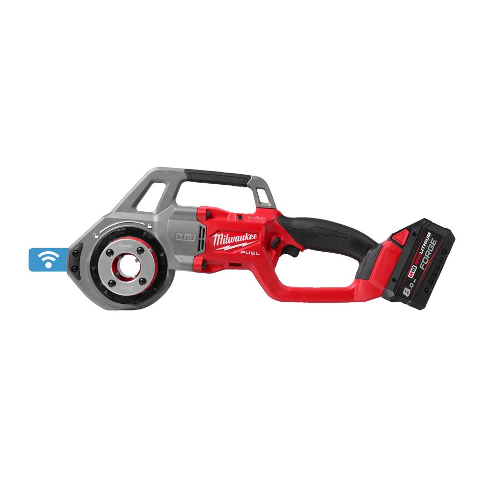 Milwaukee 4933499199 M18 FPT114-802CA FUEL™ draadsnijder 1 ¼˝ met ONE-KEY™ 18 V 2x 8 Ah in koffer