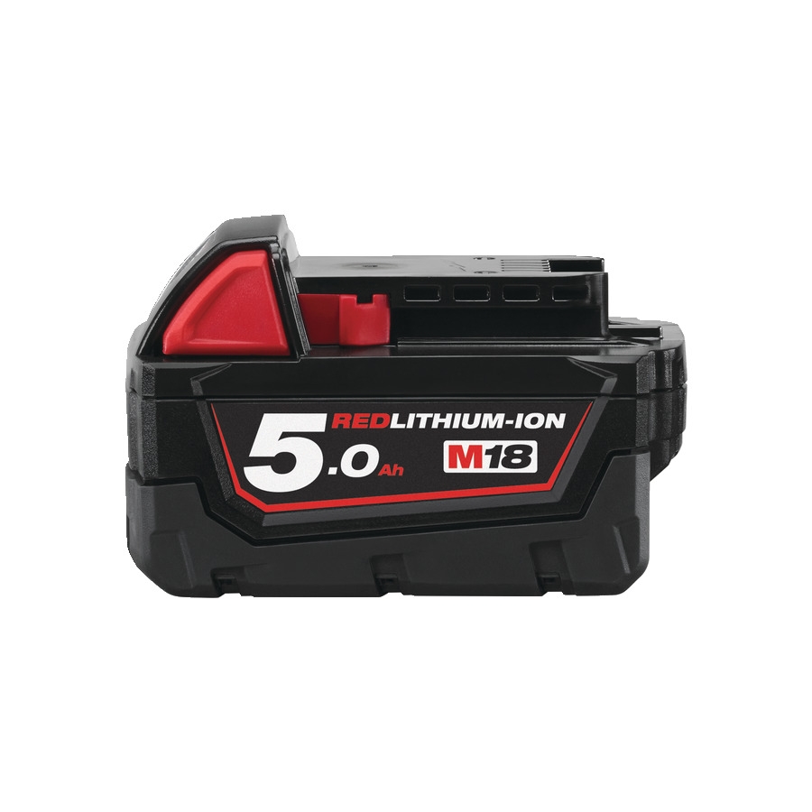 Milwaukee Accessoires 4932430483 M18 B5 Accu 18V 5.0Ah Redlithium-Ion