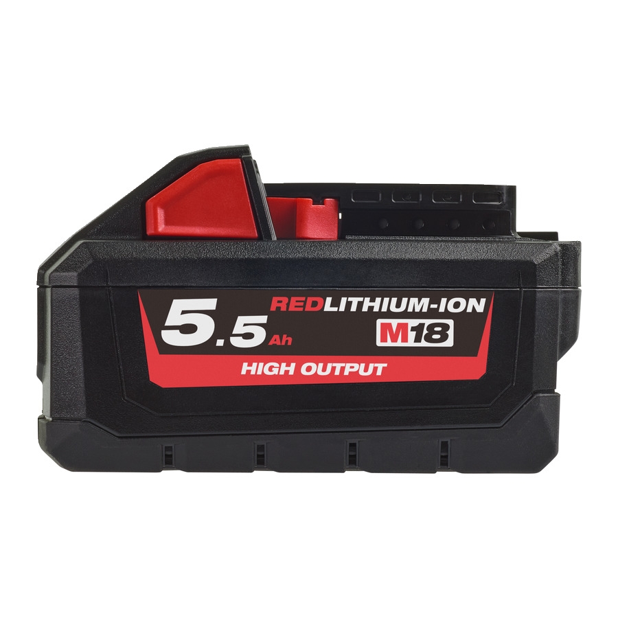 Milwaukee Accessoires 4932464712 M18 HB5.5 Accu High Output 18V 5.5Ah