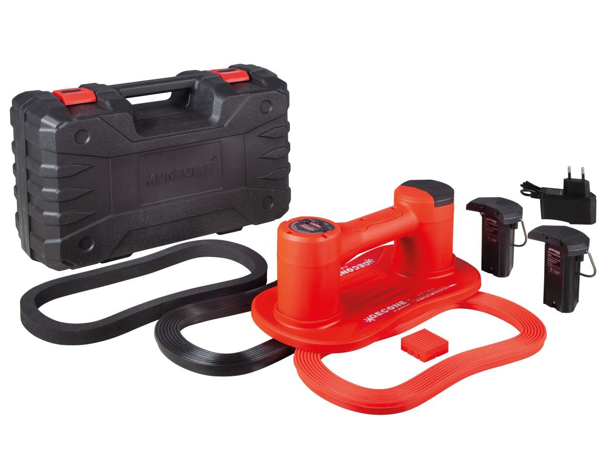 Montolit MONTGECONE Gecone vacuumzuignap op batterij voor gladde en ruwe ondergronden